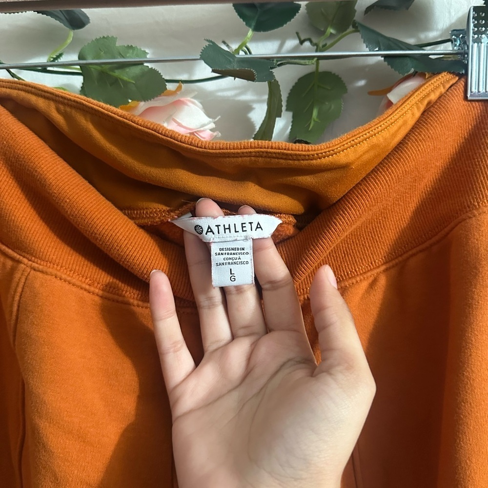 Athleta Women's Orange Joggers-tracksuits - Picture 5 of 5